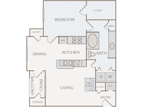 Weston Point - A2 - 1 bed - 1 bath