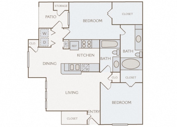 Weston Point - B4 - 2 bed - 2 bath