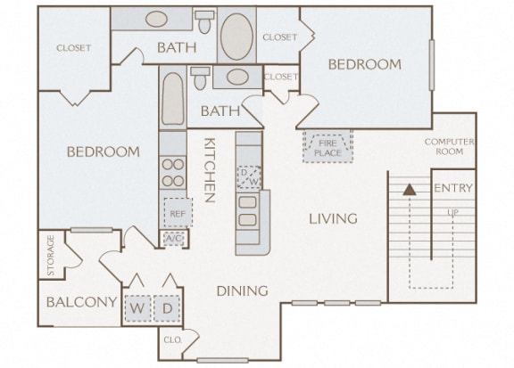 Weston Point - B5 - 2 bed - 2 bath
