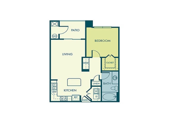 Acadia at Cornerstar - A1 (Lyra) - 1 bedroom and 1 bath -2D