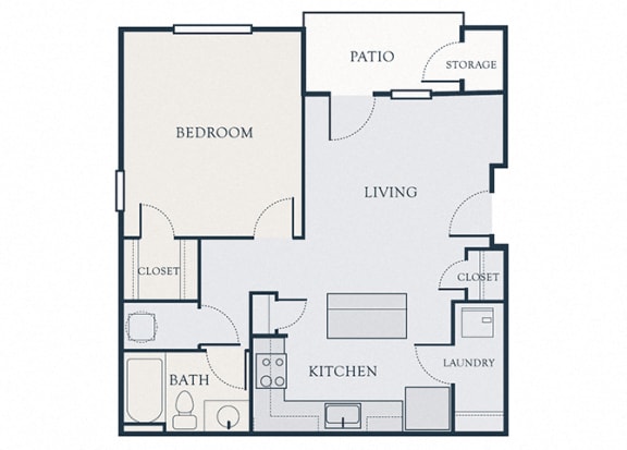 Glenbrook Apartments - A1 - 1 bedroom and 1 bath