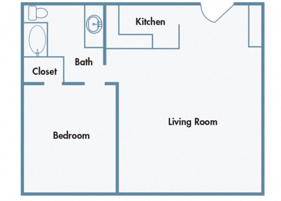 910 Penn Apartments - A6 - 1 bedroom and 1 bath