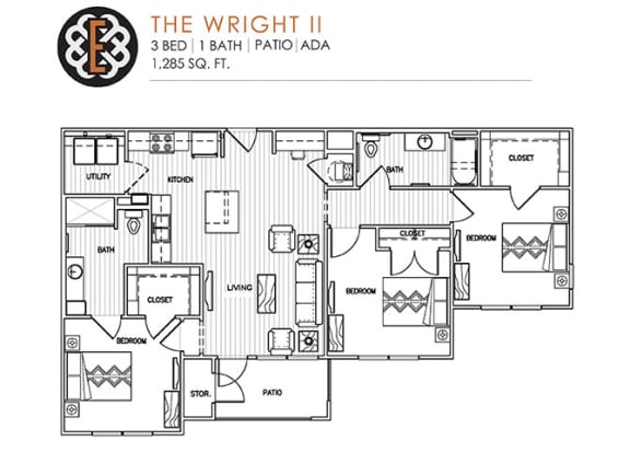 THE WRIGHT THE WRIGHT II at The Edison at Peytona, Gallatin, TN 37066