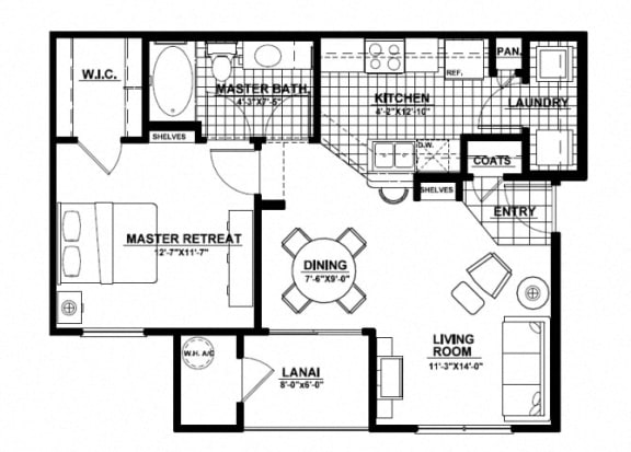 IndigoRun Floor Plan at Courtney Bend, South Carolina