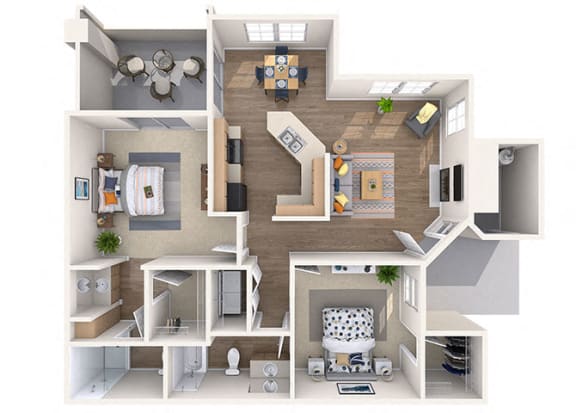 Orchid Floor Plan Orchid Floor Plan at Lumiere Chandler Condos, Chandler, AZ, 85226