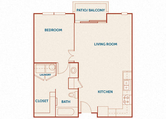 ABQ Uptown Apartments - A1 - 1 bedroom and 1 bath