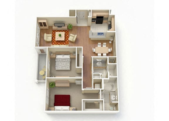Two Bedroom Two Bathroom Two Bedroom Two Bathroom