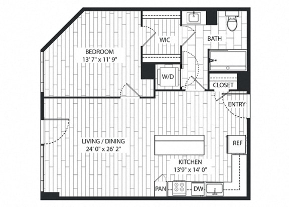 Madrone Floor Plan Madrone Floor Plan at The Sur, Arlington, Virginia