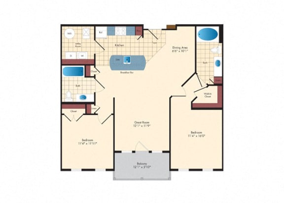 2 bedroom apartments in Laurel