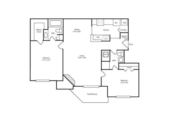 Two Bedroom | Two Bathroom