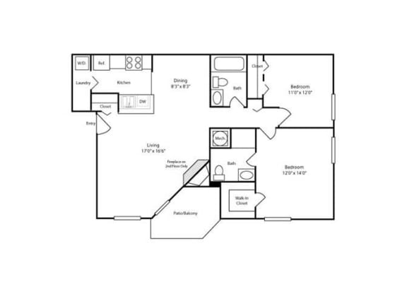 Two Bedroom | Two Bathroom