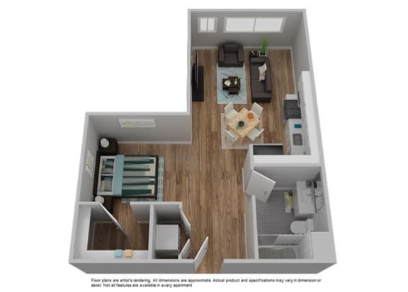 Junior One Bedroom One Bathroom