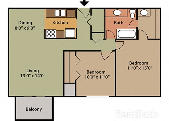 2 Bed 1 Bath West Phase at Candlewyck Apartments, Kalamazoo, 49001 2 Bed 1 Bath West Phase at Candlewyck Apartments, Kalamazoo, 49001