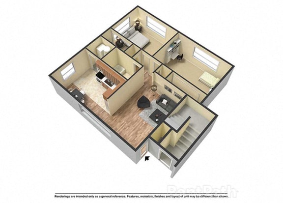 Unit Image Unit Image at Fountainview Apartments, Indianapolis, Indiana