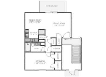 One Bedroom Apartment Grand Rapids