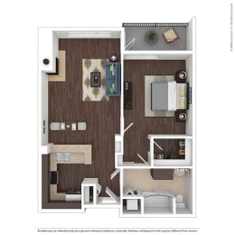 Capri Floor Plan  at L'Estancia, California