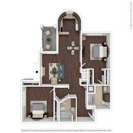 Veneto Floor Plan  at L'Estancia, California