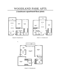  Floor Plan 2 Bedrooms 2 bathrooms