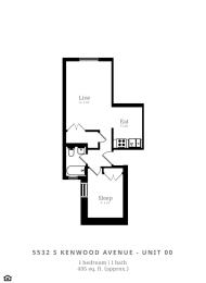  Floor Plan 1 Bed |1 Bath (B1)