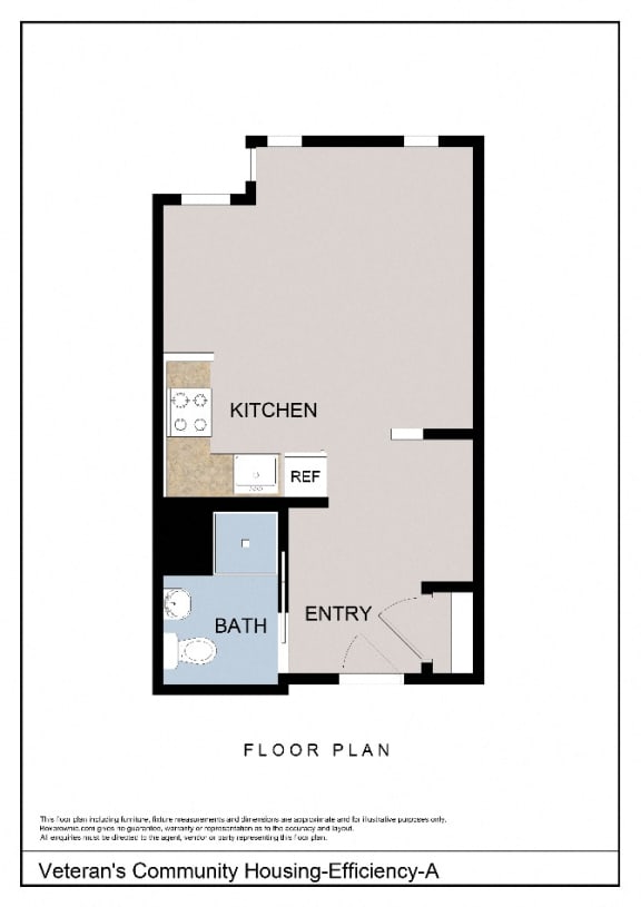 Floor Plan  Efficiency-Studio