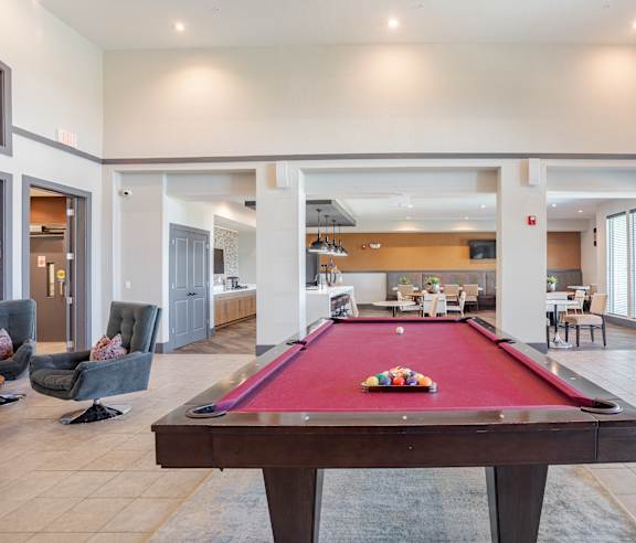 Modern Clubhouse  at Integra Vista Apartments in Hixson, Tennessee