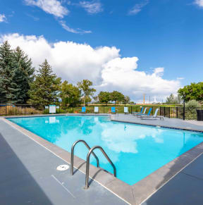 our apartments have a large pool for residents to enjoy