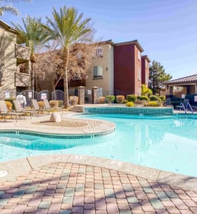 our apartments offer a swimming pool at Borgata Condominiums Apartments , Las Vegas, Nevada, 89103