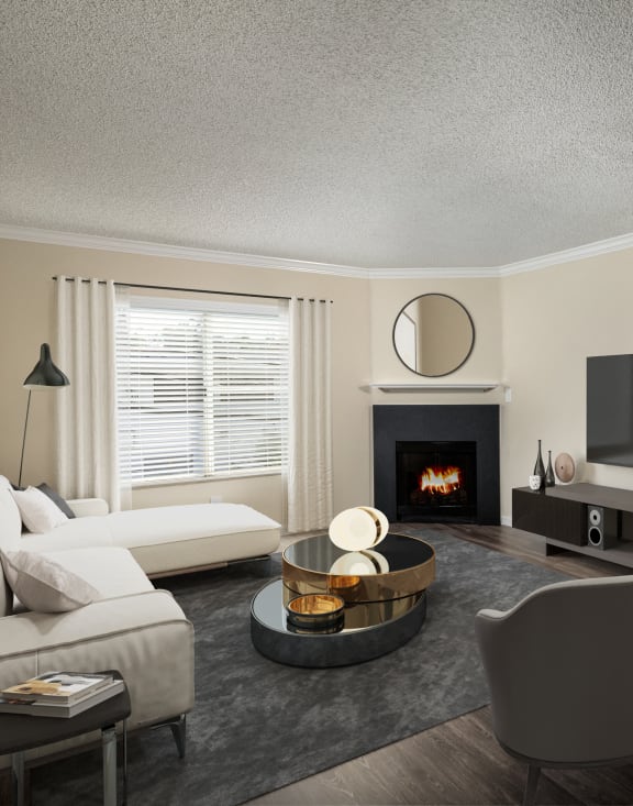 an image of a living room with a fireplace