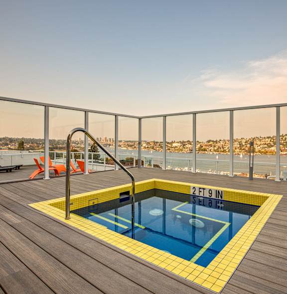 Hot Tub at The Summit at Lake Union, Washington, 98109