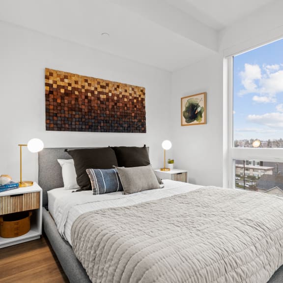 Fully Equipped Kitchen With Modern Appliances at Corner 63, Seattle