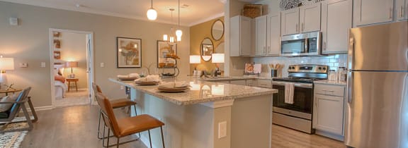 Spacious Kitchen and Dining Area  at Lullwater at Big Ridge, Tennessee, 37343