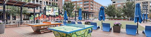Outdoor Ping-Pong Table at Portrait Midtown Apartments, Carmel, 46032