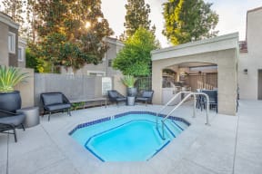 Relaxing Spa at 1750 on First in Simi Valley, California