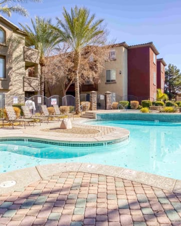 pool at Borgata Condominiums Apartments , Las Vegas, Nevada, 89103