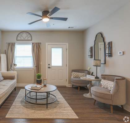 Bright Living Room at Highland Hills