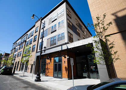 A modern building at Cityplace Apartment Homes Apartments, Allentown, PA, 18101