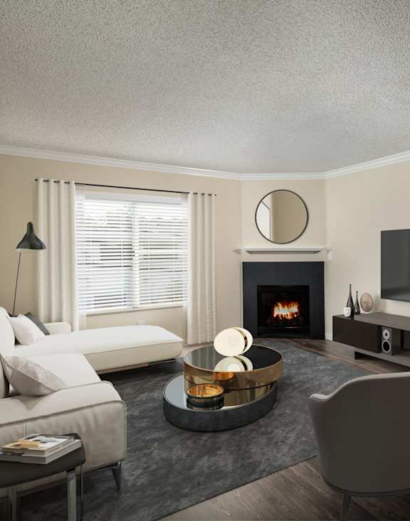 an image of a living room with a fireplace