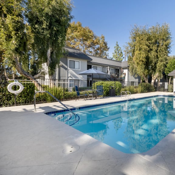 Refreshing Pool at Riverwalk Apartments, Riverside, California