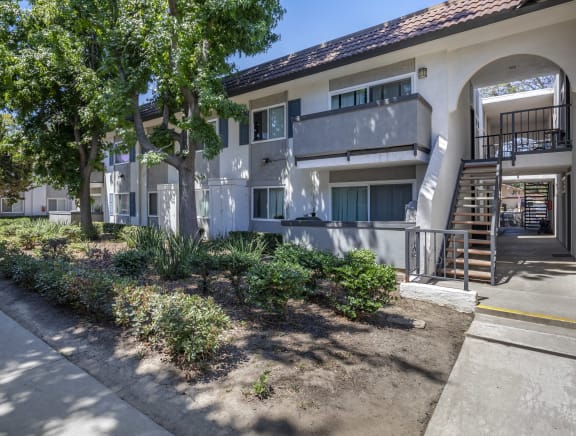 Beautifully Landscaped Grounds With Walking Trails at Sage Creek Apartment Homes