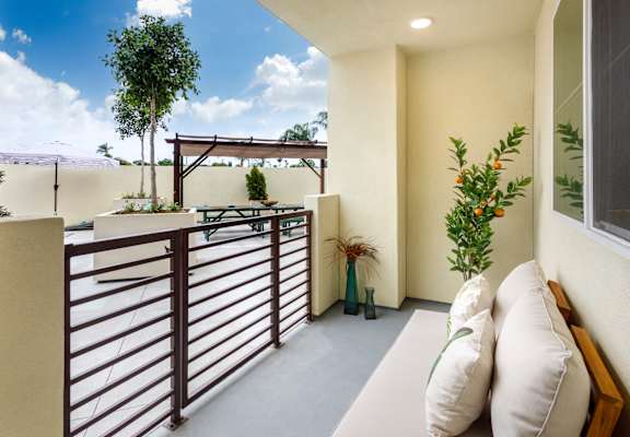 Balcony And Patio at The Reserve La Mirada, California, 90638