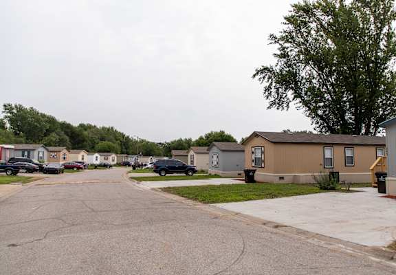 clean and upkept mobile home c at Maple Grove in Lincoln, NEommunity in downtown