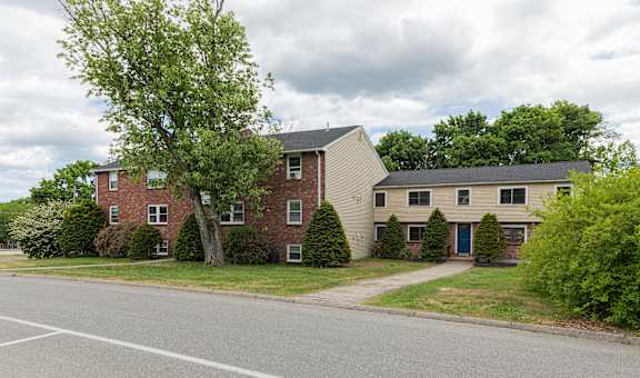 a view of the front of the house from the street