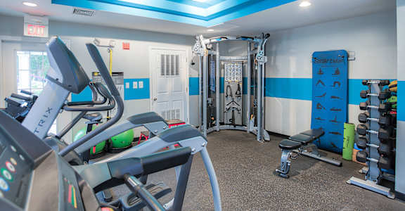 Fitness Center at Middletown Brooke Apartments, Connecticut, 06457