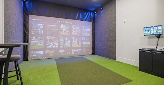 Golf Simulator at Ellis Station, Durham