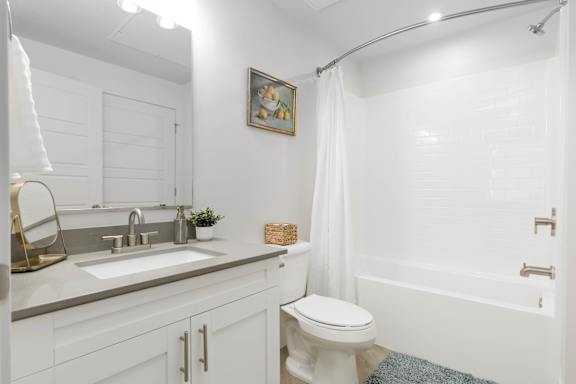 Bathroom with shower at The Vue At Desert Color, Utah