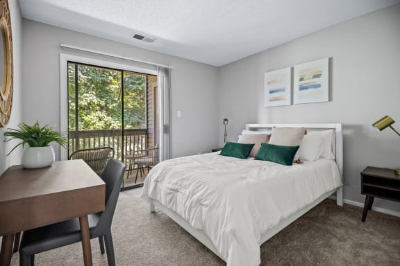 Harris Pond Apartments in Charlotte NC bed