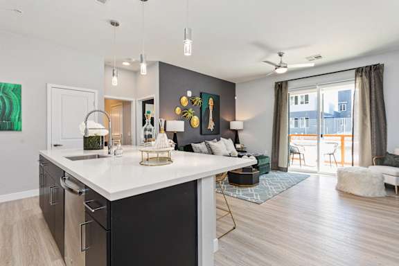 Kitchen And Living at The Hendry, Henderson, NV, 89074