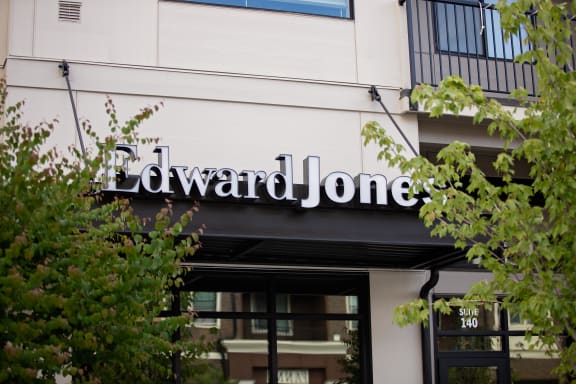 a sign on the front of a building