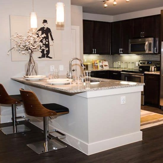 Modern Kitchen at Berkshire Amber in Dallas TX