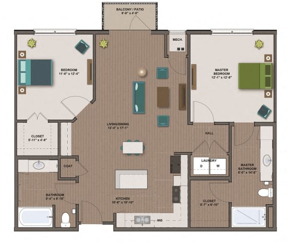 TESLA FloorPlan TESLA FloorPlan at The Edison at Rice Creek, Minnesota